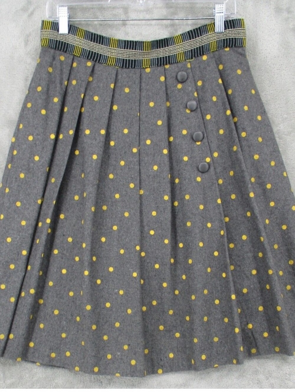 Anthropology Plenty By Tracy Reese Wool Blend Retro Midi Skirt